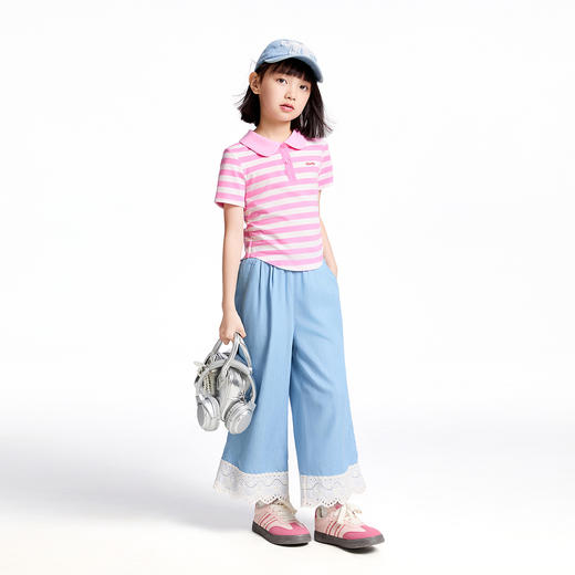 女童全腰牛仔单裤夏季新款安奈儿童装实体店同款AG526709 商品图3