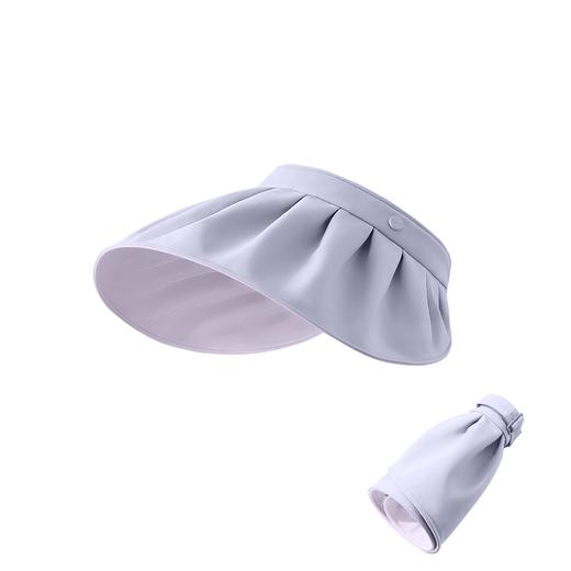 觅雨女士空顶折叠贝壳帽烟紫色+浅紫4705 商品图0