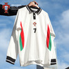 【官方正版】葡萄牙国 家队 | 白色暗纹印号长袖C罗POLO领球迷 商品缩略图1