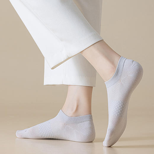 【超值7双装】LUIS VECENTE抑菌防臭苎麻棉透气短袜/隐形袜 男女款7双装 商品图13