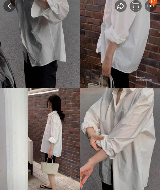 nothing written韩国正品衬衫衬衣 商品图0