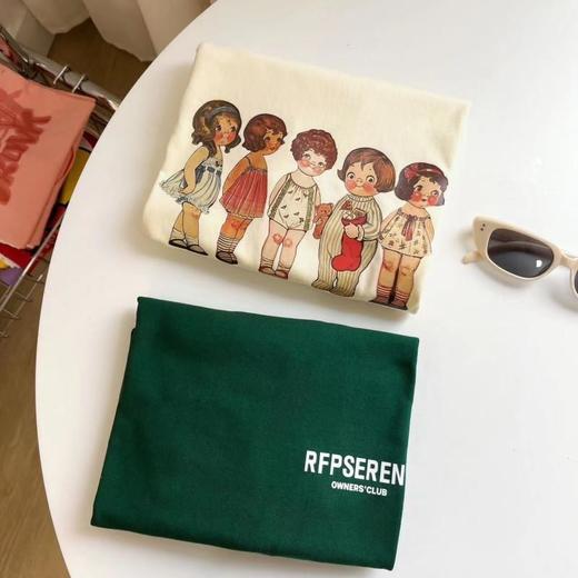 【爆单72h发货！超值69元两件！】十色情侣印花棉T  重磅220g男女同款全棉T恤 商品图11