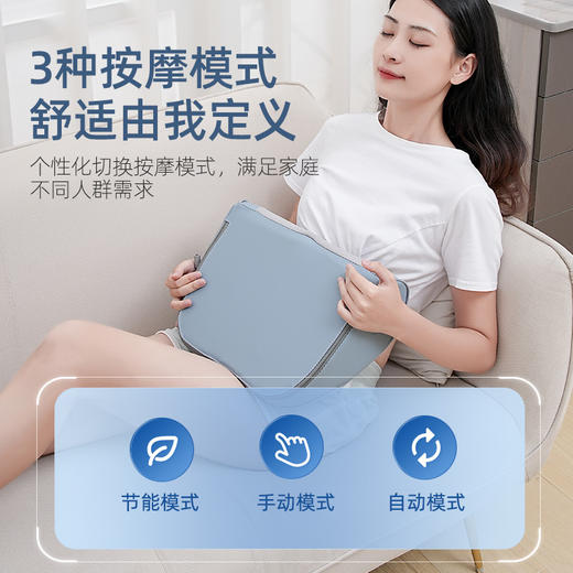 [甄选]【仿真揉捏 热敷呵护】乐摩吧 按摩枕 全身仿真揉捏推按 恒温热敷技术 3D仿真按摩 3档力度可调 3大模式可选 缓解颈椎腰酸痛 舒缓疲劳LMB-YJ02 商品图4