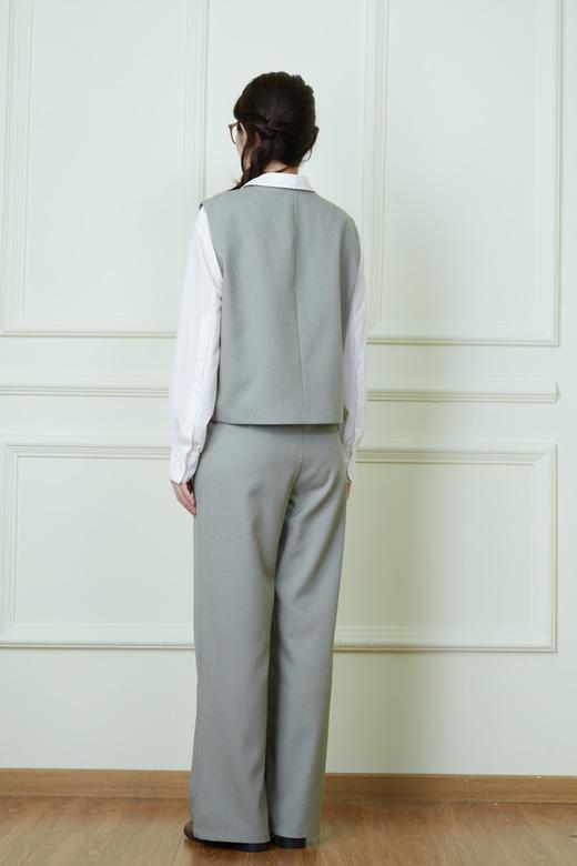 ESTELLICA 卡其色气质休闲马甲西裤套装 19999 商品图5