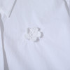 谜底衬衫分袖女2025夏季新品通勤镂空绣花大廓形白衬衣252MC0601 商品缩略图3
