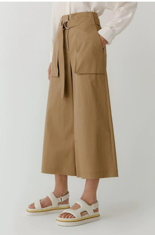 【高品质私服】【IC棉弹细斜纹阔腿裤】面料舒适妥帖，适应多种身型G0745-CC【无标出货 介意慎拍】 商品图7