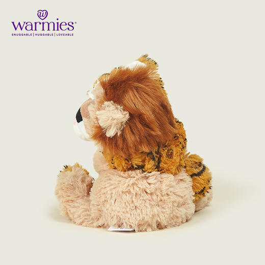 英国warmies 狮子老虎拥抱安抚玩偶公仔送礼毛绒可加热抱枕 商品图2