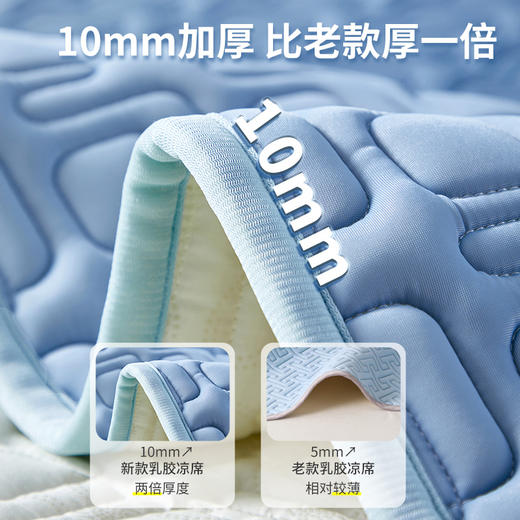 泰嗨TAIHI 新款加厚艾草乳胶凉席三件套A类亲肤面料 商品图2