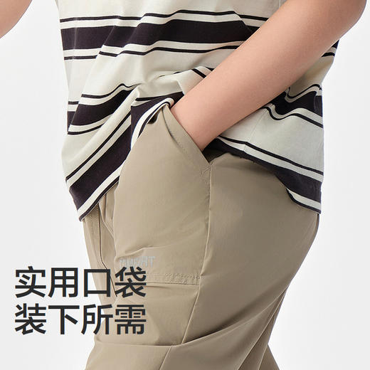 森马儿童长裤2025夏季新款凉感速干防晒束脚裤男童休闲裤时尚户外 商品图3