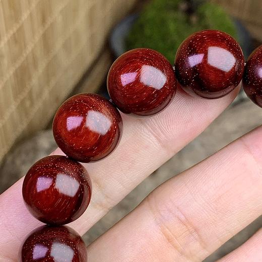 【周五秒杀】1.5*15颗4星小叶紫檀（偏树芯） m5 商品图1