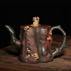 JS（任亿果）茶壶宜兴紫砂壶顾景舟树桩五代封侯650cc 商品缩略图0