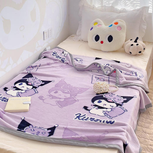 【三丽鸥家族】新款三丽鸥卡通A类双面牛奶绒儿童幼儿园小盖毯午睡四季空调毛毯子。ry 商品图11