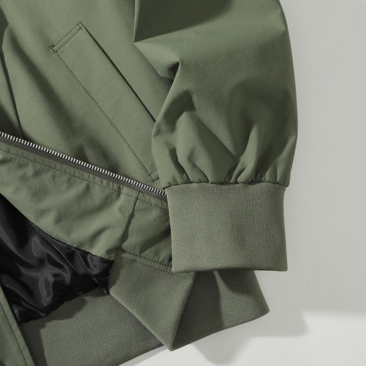 【特大码】【新款DJR】大依优型大码棒球领夹克加肥加大休闲胖子宽松外套上衣男装潮流 商品图5