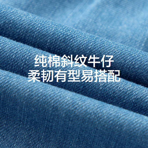 森马儿童短裤2025夏季新款纯棉牛仔裤女童裙裤宽松时尚百搭松紧腰 商品图4