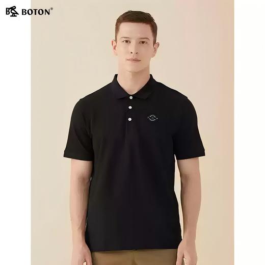 波顿夏季保罗polo衫男短袖翻领大码美式休闲高端纯色百搭t恤MT883221 商品图2