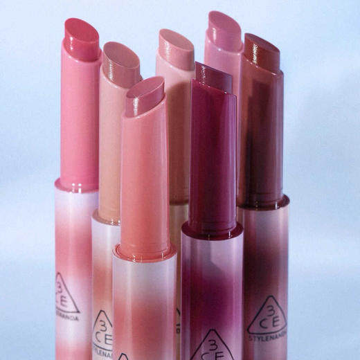 3CE三熹玉水光唇膏梅子酱色COLDEST/月光石OPAL SHOWER/半日茶MILKY SHADOW 1.7g【保税直发】 商品图1