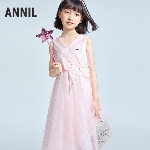 女童无袖礼裙夏季新款安奈儿童装实体店同款AG523669 商品图0