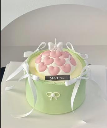 ins风绿色系蛋糕系列-低糖处理无添加 商品图3