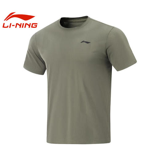 李宁健身系列男子排湿速干短袖T恤ATSV075 商品图6