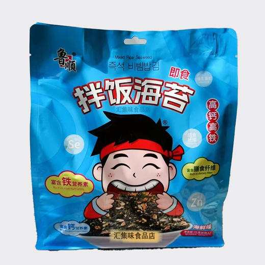 鲁顺即食拌饭海苔 原味/海鲜味 72g*6包 商品图1