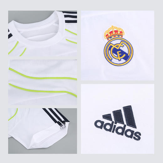 小李子ADIDAS阿迪达斯皇马运动休闲文化舒适短袖T恤成人男JF2591 商品图3