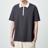 墨麦客男装2024夏季新款男士凉感速干短袖polo衫撞色翻领T恤男潮 商品缩略图1