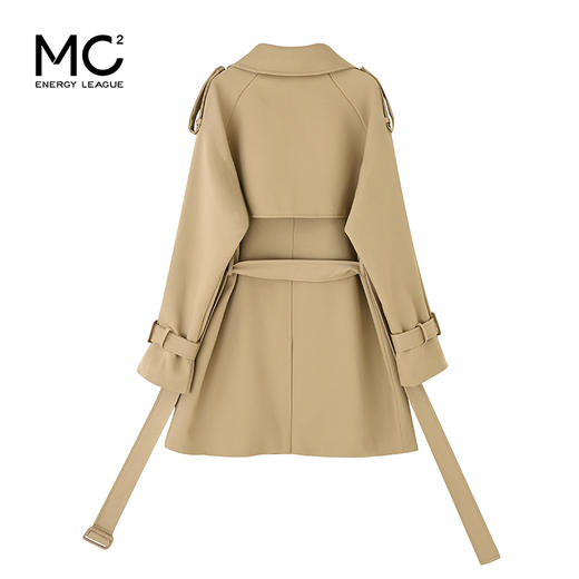 韩版修身英伦风小个子短风衣F4232602 商品图4