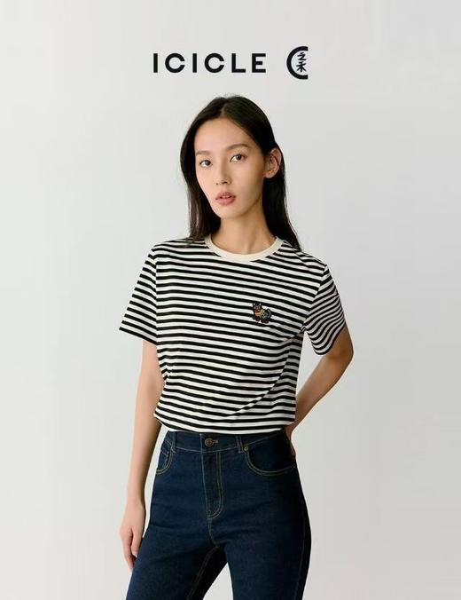 小禾原版原装福寿多条纹短袖T买一送一 商品图4