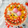 【福禄双星蛋糕】鲜红的草莓、黄艳的芒果，吉祥仙翁和寿桃点缀其上，寓意长辈富贵、长寿~（可选2/3/4磅） 商品缩略图2