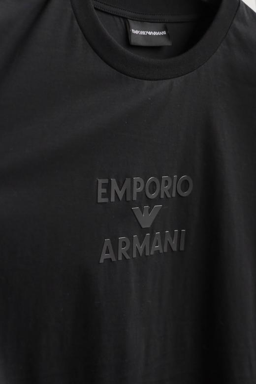 E@ 丝光棉 立体字母压花 圆领短袖T恤 TX416 商品图4