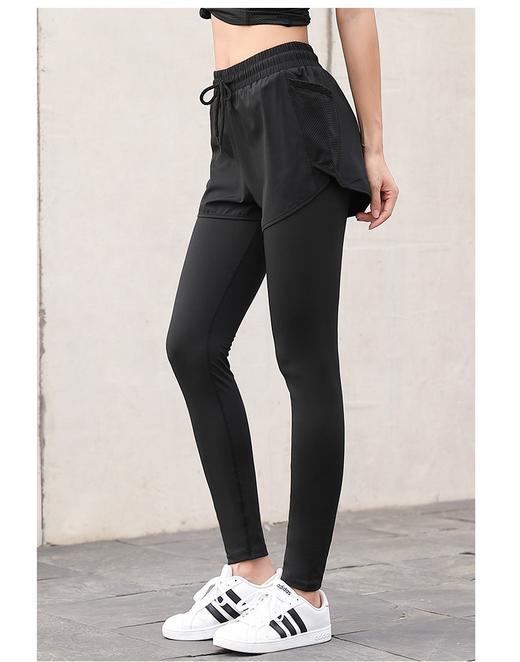 【假两件】修身显瘦丨速干口袋瑜伽裤QC809 商品图3