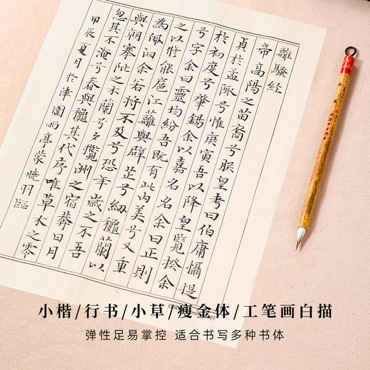 涧边草堂精制小楷湖笔【含英】 商品图4