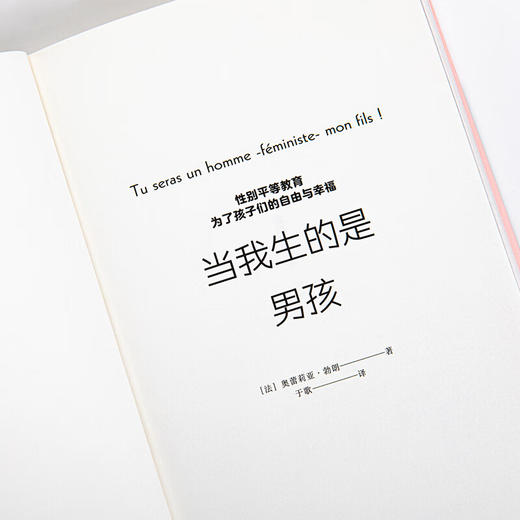 当我生的是男孩（法）奥蕾莉亚·勃朗 著 周轶君诚挚推荐 让儿子更理解母亲 培育有魂有爱有自我的下一代 教育 家庭 女性 男孩 男子气概 女性主义 商品图4