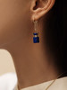 MELI&MOLI |青金迷你方形瓶925银O形耳环—五行之水 商品缩略图0