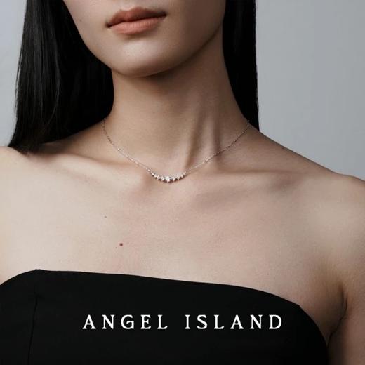 ANGEL ISLAND 「星河」纯银微笑锆石项链 商品图3