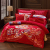【6楼】富安娜婚庆床单八件/盛世红妆，单被加大，红 商品缩略图1