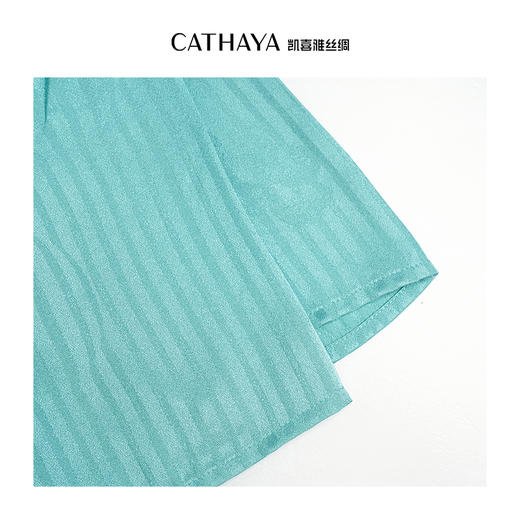 凯喜雅 蝴蝶缎套衫100%桑蚕丝 商品图3