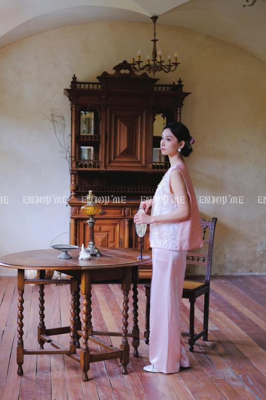 【门店同款】ENJOY夏季云敛-春光推盏生如夏花中式马夹 162252737 商品图6