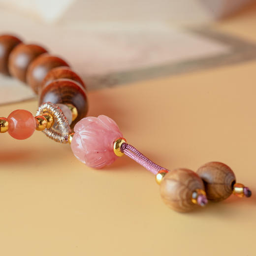 木质文玩手串 多款可选 搭配珍贵玉石 散发天然香气 商品图8