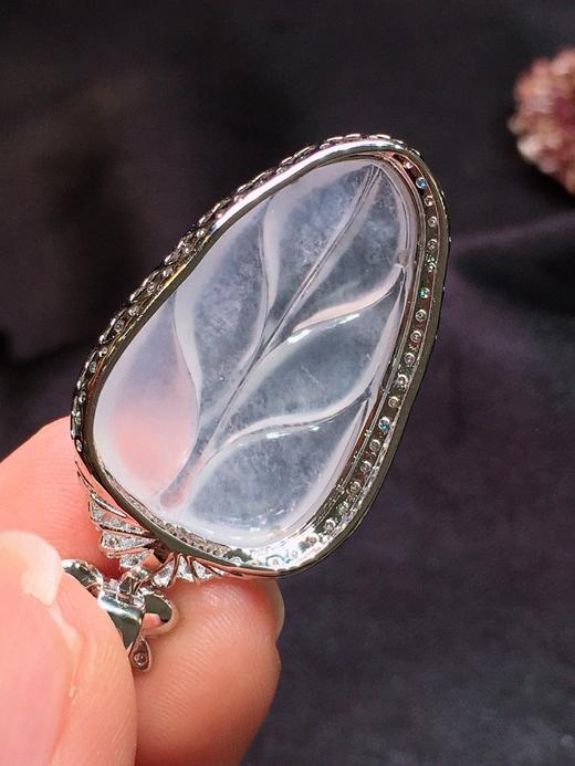 叶子翡翠吊坠 商品图2