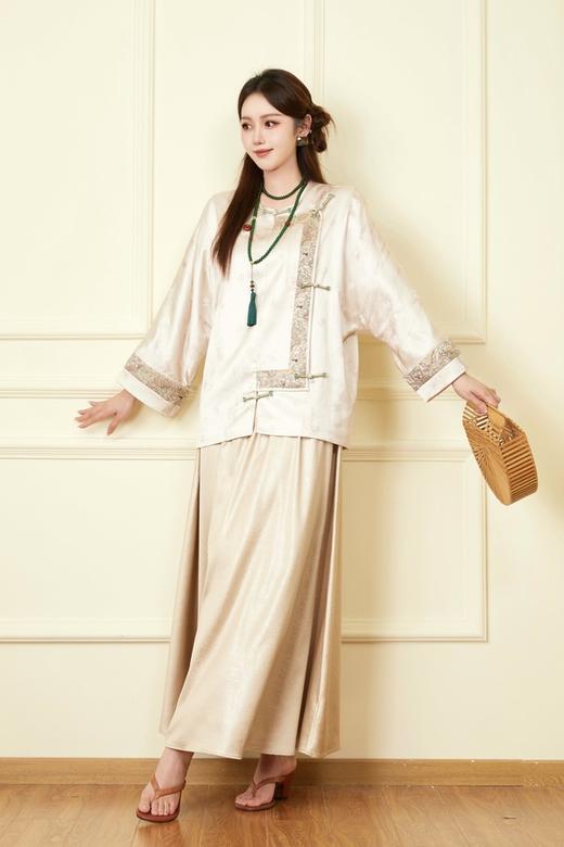 ANSUABEL 温婉新中式提花盘扣外套 20120 商品图5