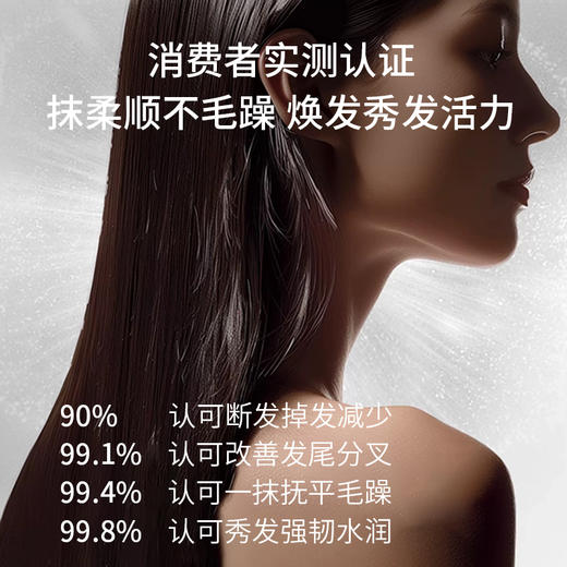 角蛋白赋活柔顺免洗发膜 | 1瓶3效=柔顺乳+护发素+发膜，6秒闪充蛋白，72h水润抗毛躁，护发不表面，一抹顺3天 商品图1
