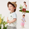 【纯棉亲肤T恤】迷你巴拉男女童不易变形撞色萌趣短袖T恤夏 商品缩略图2