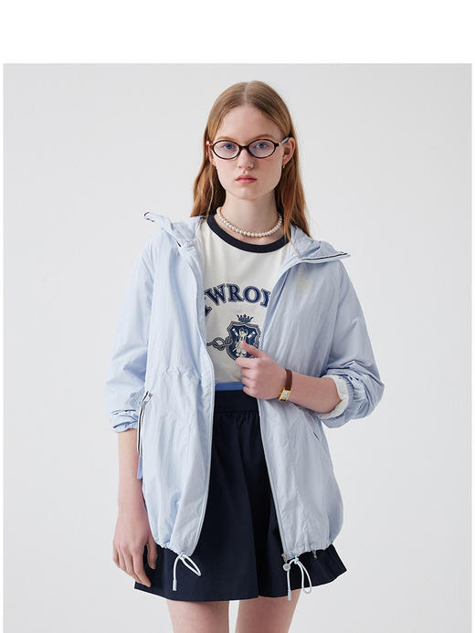 Teenie Weenie小熊字母连帽外套女夏季女外套TTJJ252401W 商品图4