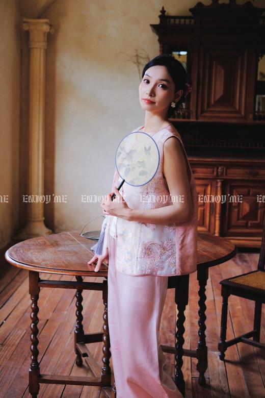 【门店同款】ENJOY夏季云敛-春光推盏生如夏花中式马夹 162252737 商品图1