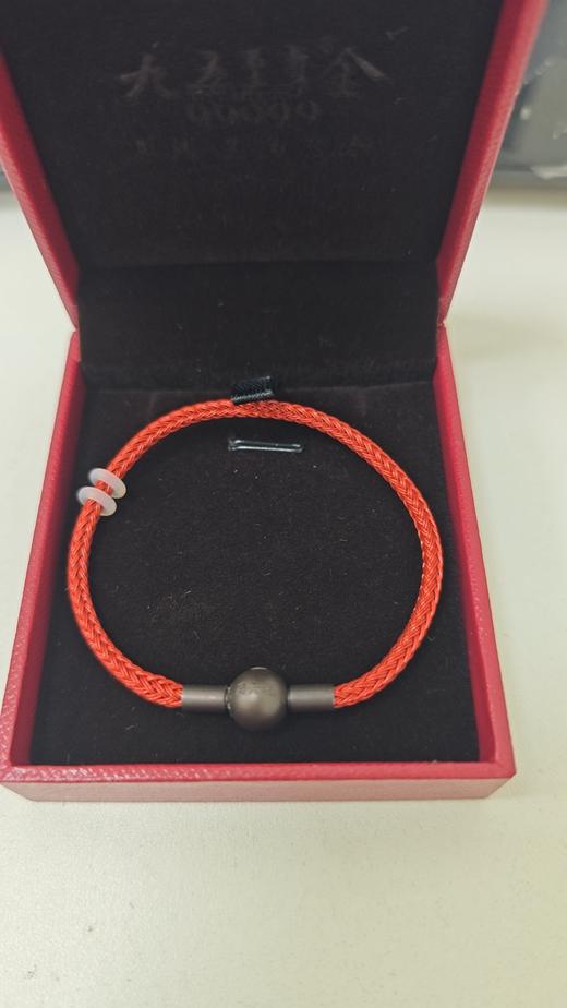 GA173807-A0-1860 周六福 黄金手绳男女款编织手绳百搭编织手绳 黄金转运珠配绳配件 商品图2