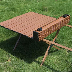 飞图乐（FTLY）克米特椅碳钢蛋卷桌（胡桃色）大号DJZ0302