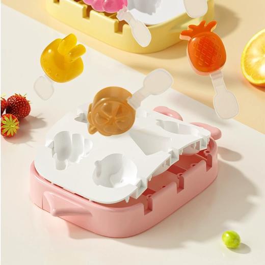 夏日好物【雪糕模具】做冰棒冰棍冰淇淋冰糕 冻冰块 儿童硅胶食品级自制雪糕 商品图1
