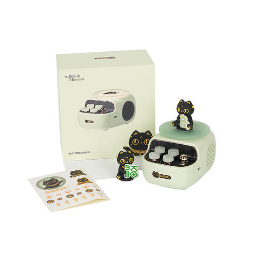 大英博物馆 巴斯特系列 萌猫复古仿黑胶蓝牙音响套装 发福 商品图4