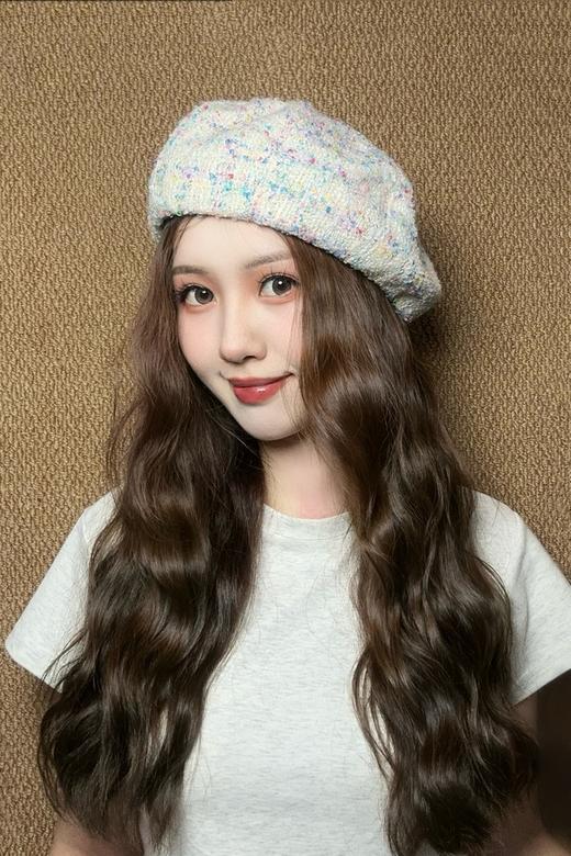 Say Something 复古混彩甜美可爱百搭贝雷帽 21256 商品图1